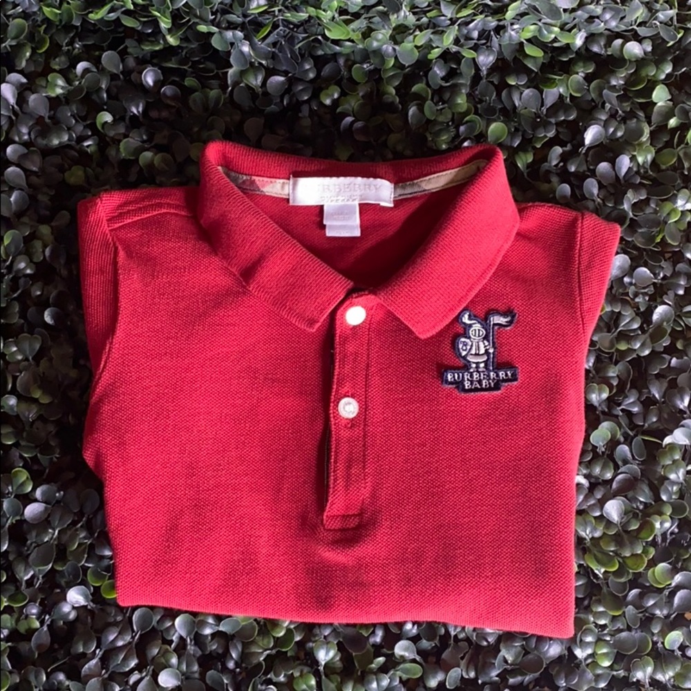 Burberry shirt toddler boys
